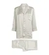Olivia Von Halle Silk Fifi Pyjama Set In Blue