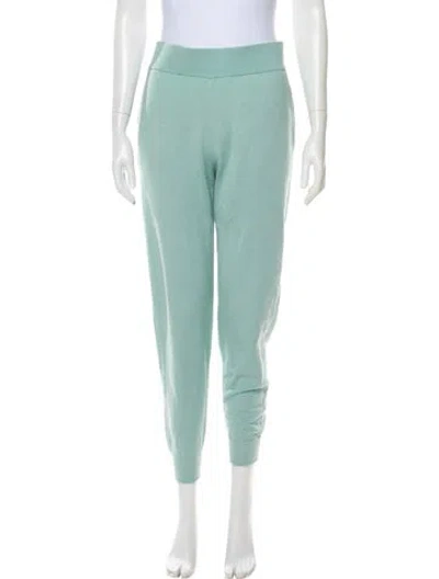 Pre-owned Olivia Von Halle Silk Lounge Set In Green