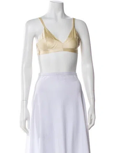 Pre-owned Olivia Von Halle Silk Lounge Set In Neutral