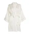Olivia Von Halle Silk Mimi Robe In Ivory