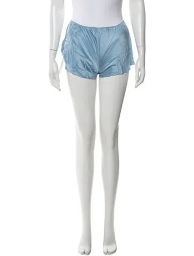 Pre-owned Olivia Von Halle Silk Pajamas In Blue