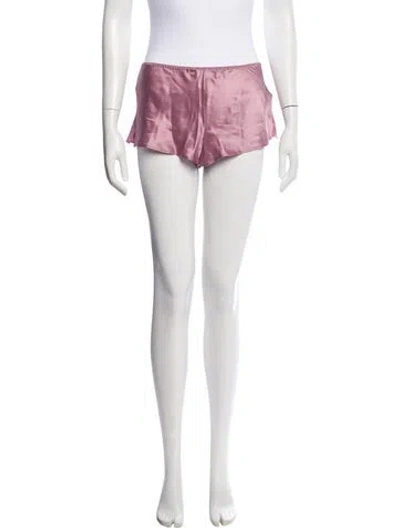 Pre-owned Olivia Von Halle Silk Pajamas In Pink
