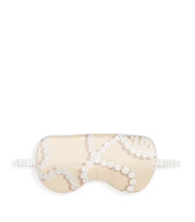 Olivia Von Halle Silk Pearls Audrey Eye Mask