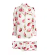 OLIVIA VON HALLE SILK BLYTHE LILA PYJAMA SET