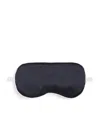 Olivia Von Halle Silk Satin Eye Mask In Navy