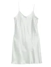 Olivia Von Halle Silk Slip Dress In Blue