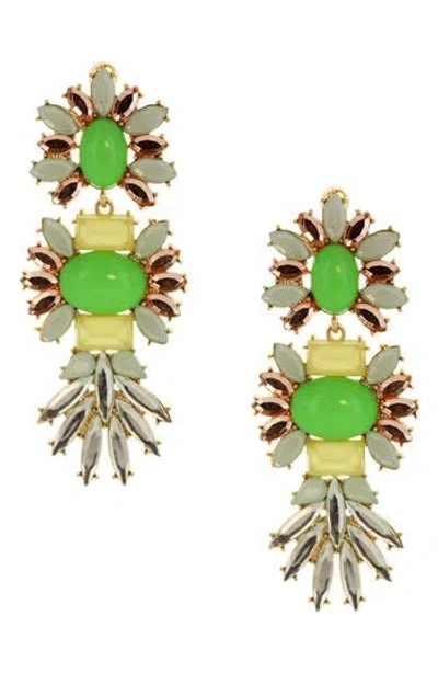 Olivia Welles Ada Stone Drop Earrings In Multi