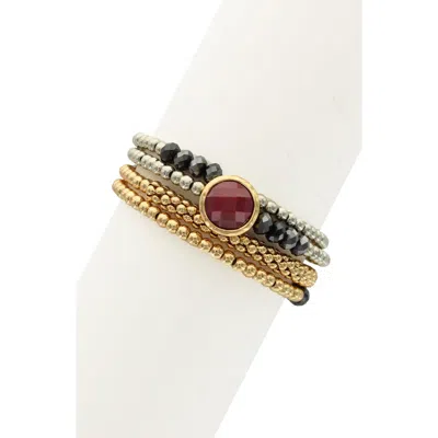 Olivia Welles Alessia Coil Bracelet In Multi