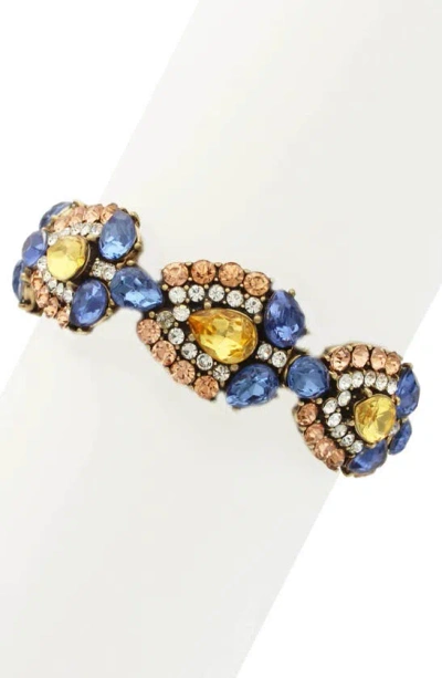 Olivia Welles Amara Crystal Bracelet In Multi