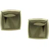 Olivia Welles Annika Square Stud Earrings In Gold