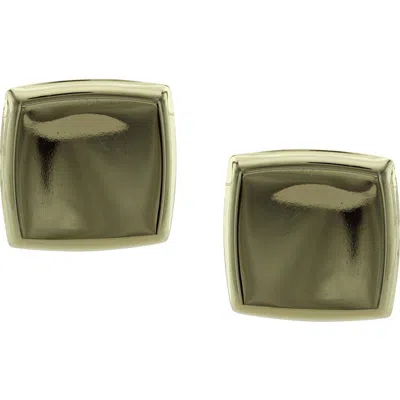 Olivia Welles Annika Square Stud Earrings In Gold