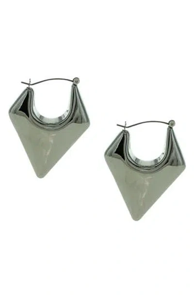 Olivia Welles Aria Geometric Hoop Earrings