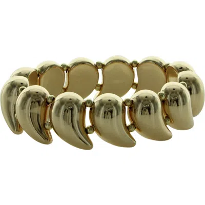 Olivia Welles Avani Puffy Teardrop Stretch Bracelet