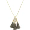 Olivia Welles Baylea Tassel Pendant Necklace