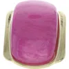 Olivia Welles Candy Cocktail Ring In Gold