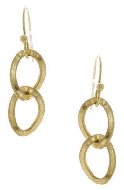 Olivia Welles Chain Link Drop Earrings In Gold