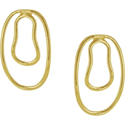 Olivia Welles Cherie Gold-plated Statement Earrings