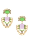 Olivia Welles Chic Chain Drop Earrings