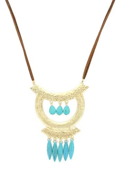 Olivia Welles Chynna Bold Necklace In Gold