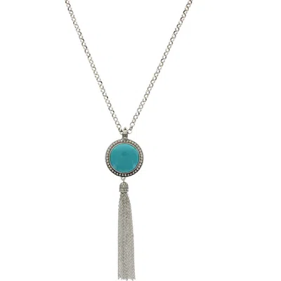 Olivia Welles Corina Pendant Necklace In Metallic