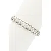 Olivia Welles Crystal Crescent Cutout Bracelet In Metallic