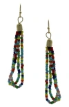 Olivia Welles Damari Beaded Drop Earrings