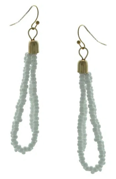 Olivia Welles Damari Beaded Drop Earrings In Multi