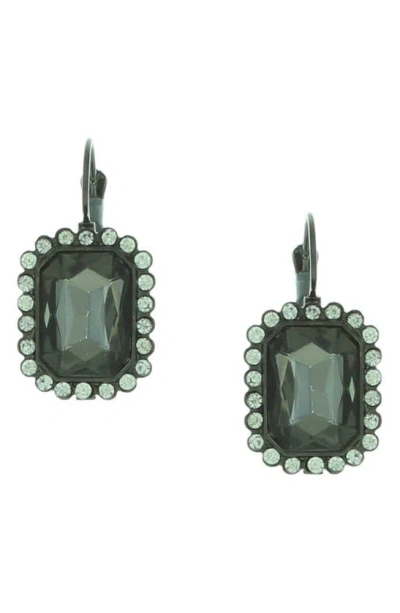 Olivia Welles Diana Drop Earrings In Green