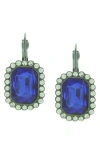 Olivia Welles Diana Drop Earrings In Blue