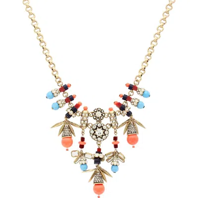 Olivia Welles Dita Waterfall Necklace In Gold
