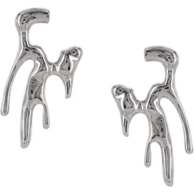 Olivia Welles Drip Drop Earrings In Silver