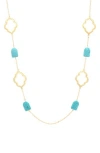 Olivia Welles Eileen Resin Station Necklace