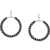 Olivia Welles Eira Twist Hoop Earrings In Multi