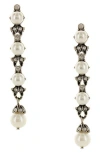 Olivia Welles Emilia Drop Earrings In Silver