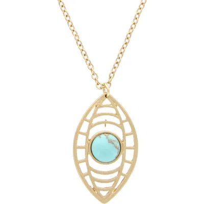 Olivia Welles Eyes On You Necklace In Multi