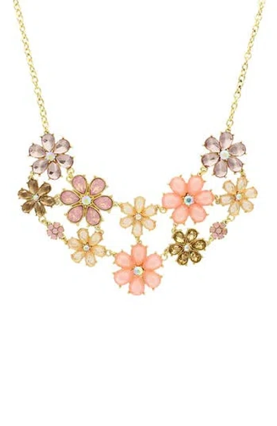 Olivia Welles Flower Power Necklace In Gold
