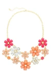 Olivia Welles Flower Power Necklace In Gold