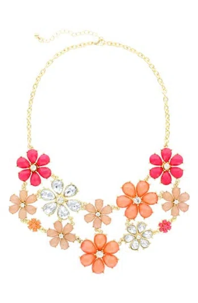 Olivia Welles Flower Power Necklace In Gold