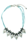 OLIVIA WELLES FROST AND ICE CRYSTAL CHOKER NECKLACE