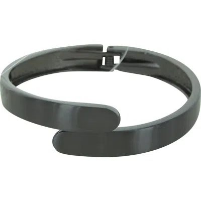 Olivia Welles Gigi Cuff Bracelet In Gray