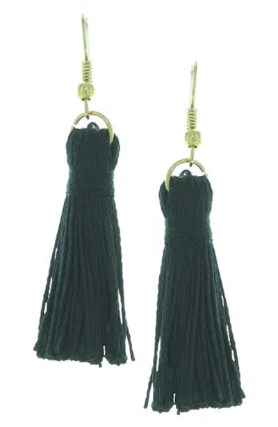 Olivia Welles Giorgia Tassel Earrings In Pink