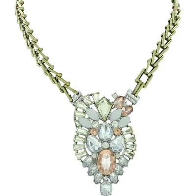 Olivia Welles Gold Plated Dynasty Statement Necklace