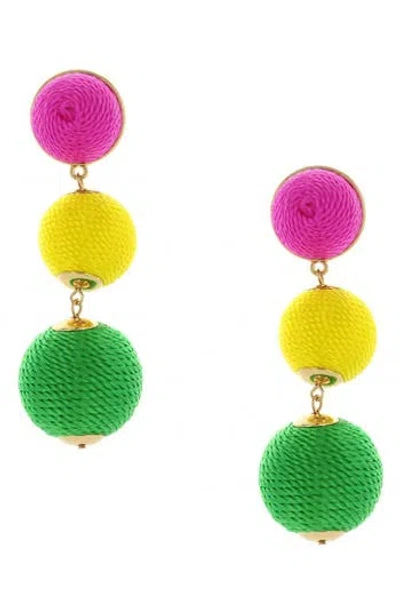 Olivia Welles Hawaiian Vacation Drop Earrings In Multi