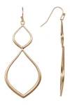 Olivia Welles Interweave Earrings In Gold