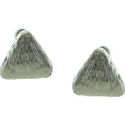 Olivia Welles Irah Triangle Stud Earrings