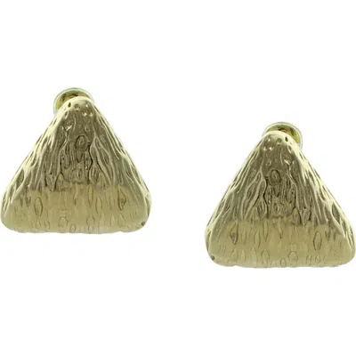Olivia Welles Irah Triangle Stud Earrings