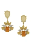 Olivia Welles Irena Faceted Drop Earrings