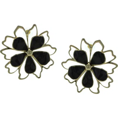 Olivia Welles Kalei Oversize Floral Stud Earrings In Multi