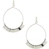 Olivia Welles Kavi Cutout Drop Earrings In Silver