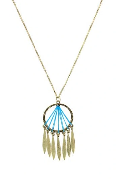 Olivia Welles Lauryl Pendant Necklace In Gold